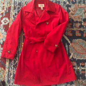 London Fog Red Trench Coat